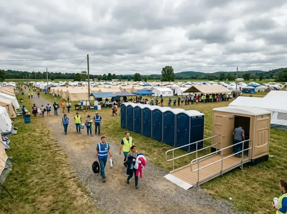 disaster-relief-camp-restrooms-010 — frequently asked questions, Dumpster & Portable Bathrooms Rental in Sunset Hills, MO